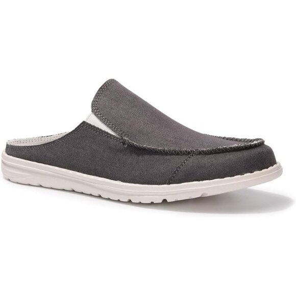 Colgo Womens Size 9 Mules Slip On Shoes Comfortable Gray Casual Canvas - Picture 6 of 12